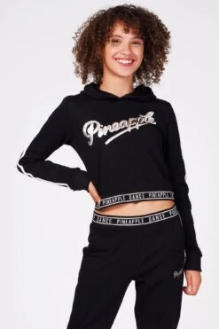 Tape Hoodie & Joggers Set -Pineapple girls black tape hoodie joggers set 02 658df37d f8fe 4614 9f5f 32ca04f18ec5