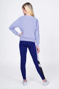 Jacquard Sweatshirt -Pineapple girls blue long sleeve sweat top tl1599cb 04