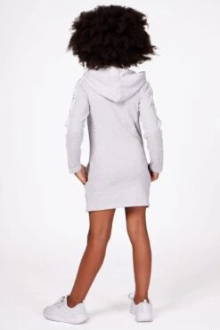 Hoodie Dress -Pineapple girls grey hoodie dress 04 73f3e3e2 cb48 4d6a 91f4 a258b36f06f1