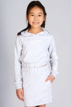 Logo Bubble Hem Hoodie