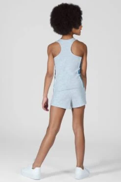 Retro Vest -Pineapple girls grey retro vest 05