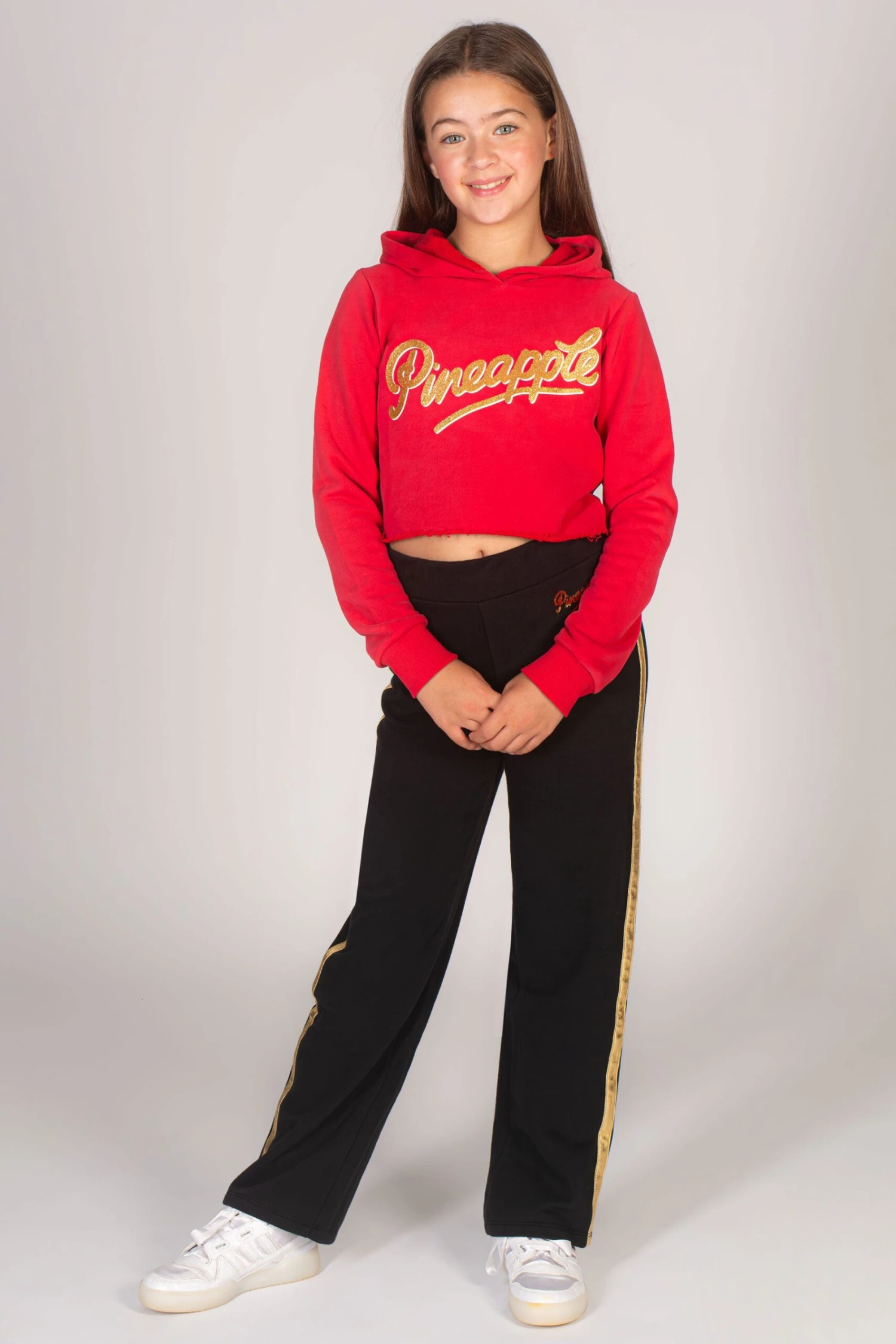 Crop Hoodie With Glitter Logo 2 Crop Hoodie With Glitter Logo - Image 2