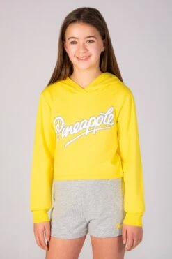 Pineapple Logo Crop Hoodie