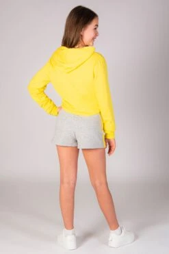 Pineapple Logo Crop Hoodie -Pineapple girls yellow crop logo hoodie 04 bde5fe1e eac3 43cb bdf5 eb9603706abf