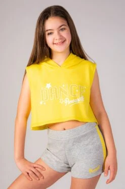 Sleeveless Dance Crop Hoodie