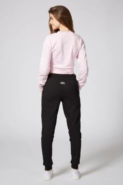 Jacquard Joggers -Pineapple jacquard jogger black PT16840A1 03