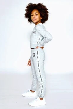 Stripe Jacquard Joggers 6 Stripe Jacquard Joggers -Pineapple pineapple girls stripe jacquard grey jogger pt1702ca3 03