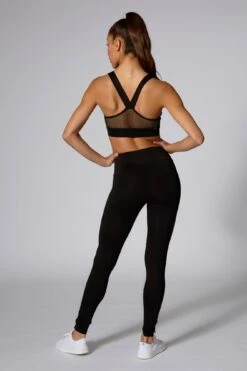 Performance High Waisted Leggings -Pineapple poly elastane legging black PT16830A1 03 00c08e81 e445 41b3 9911 7e7209163abe