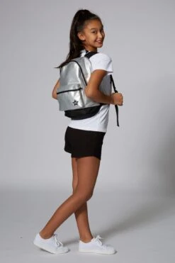 Star Badge Backpack -Pineapple star badge backpack black AB02220A0 02