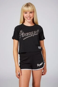 Stripe Shorts -Pineapple stripe shorts black ps1546ca1 02 50236604098 o