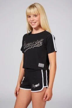 Stripe Shorts -Pineapple stripe shorts black ps1546ca1 03 50237251361 o