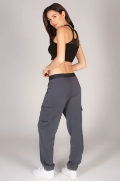 Combat Joggers -Pineapple women grey combat joggers PT17960A6 05