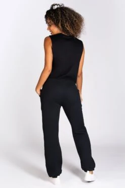 Essential Cuff Joggers 7 Essential Cuff Joggers -Pineapple womens black essential cuff joggers 04