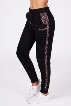Leopard Stripe Joggers