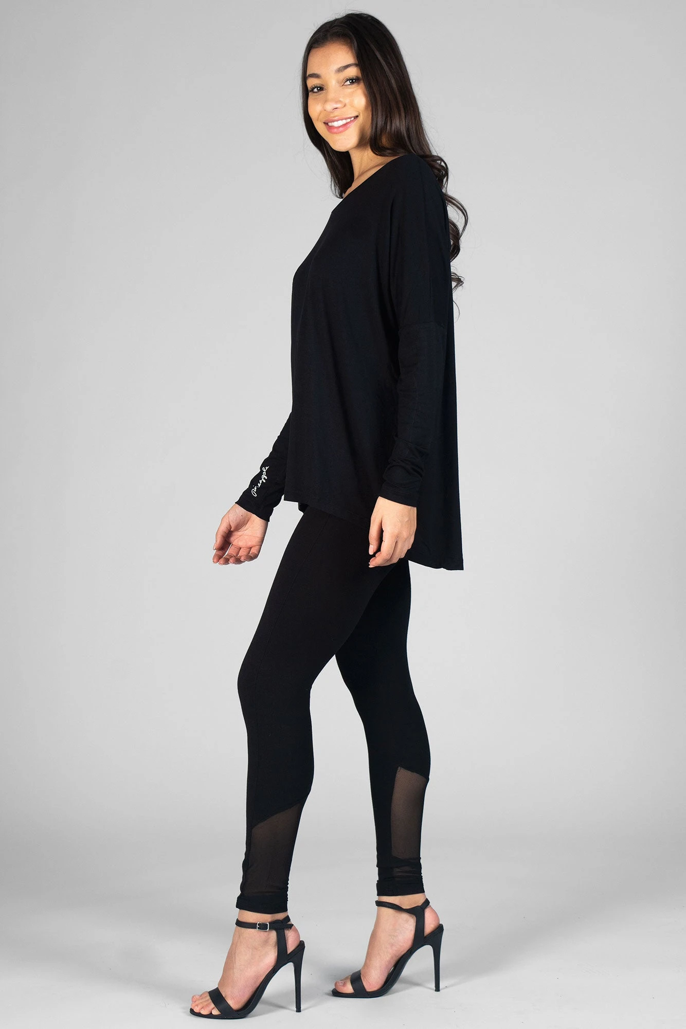 Script Long Sleeve Top 4 Script Long Sleeve Top - Image 4