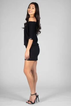 T-Shirt Dress 6 T-Shirt Dress -Pineapple womens black script t shirt dress 03