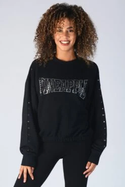 Stud Logo Sweat Top