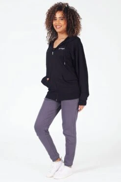 Zip Hoodie 6 Zip Hoodie -Pineapple womens black zip hoodie script 03