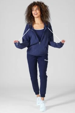 Retro Zip Hoodie -Pineapple womens blue retro zip hoodie 03 767362e7 c5c3 4314 b830 0b6508cf3ab8