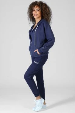 Retro Zip Hoodie -Pineapple womens blue retro zip hoodie 04 d8cbfa85 5742 4699 ba08 988f35f7bd28