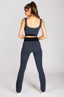 Midi Tank Crop Top -Pineapple womens charcoal midi tank crop top 04 666fab05 9785 4678 8403 b3f3bfcf8971