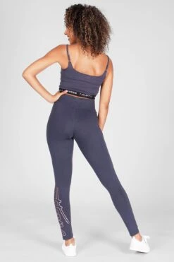 Retro Foil Leggings 7 Retro Foil Leggings -Pineapple womens charcoal retro foil leggings 04 f98142de 269d 4fd3 aadd b090ebc2224f