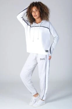 Panel Piping Hoodie -Pineapple womens grey panel piping hoodie 04 0405f0b8 38ee 43b3 9dbd 973edcb9c3f9