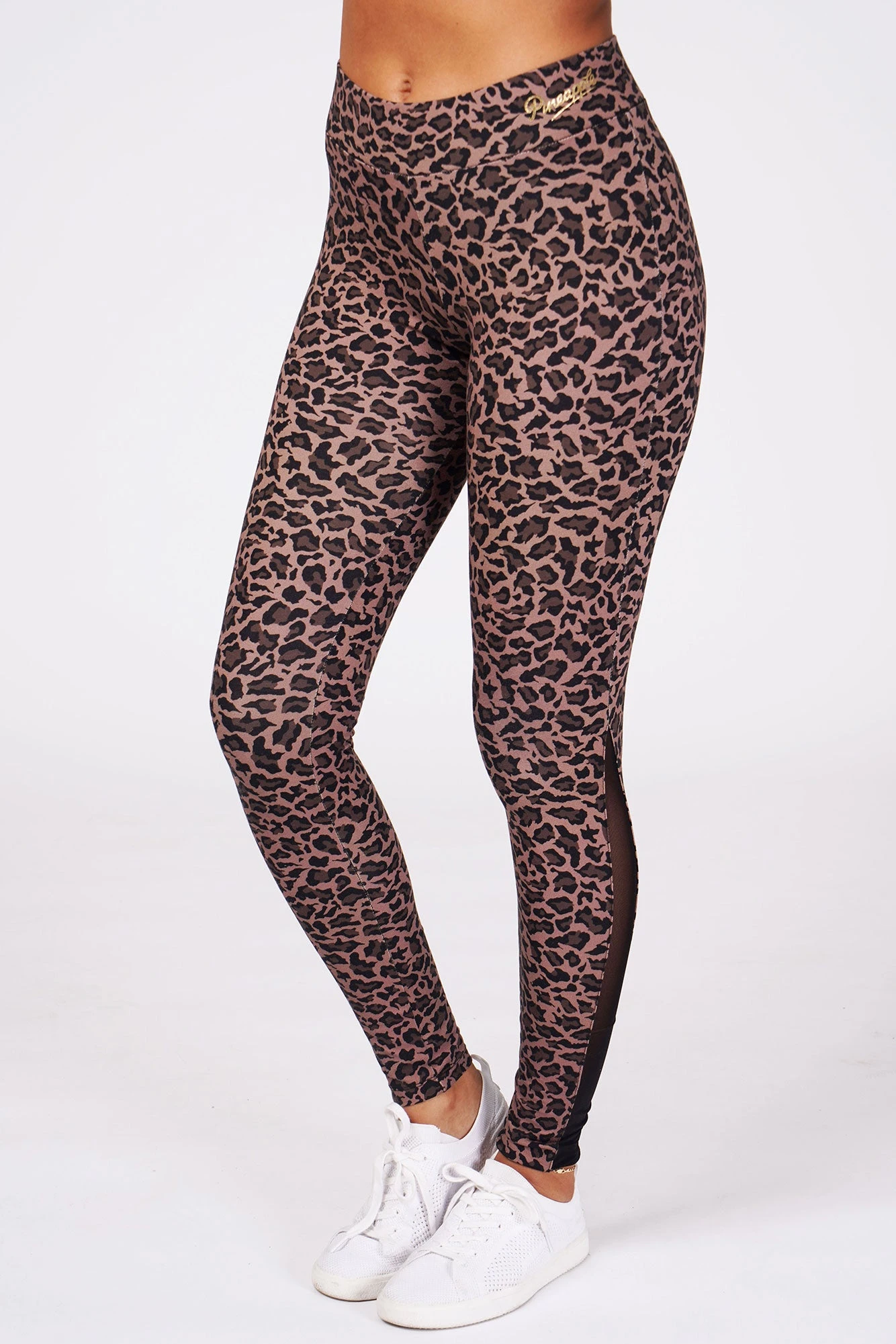 Leopard V Mesh Leggings 1 Leopard V Mesh Leggings