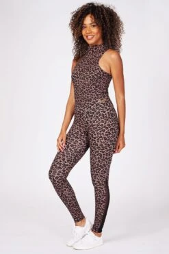Leopard V Mesh Leggings 6 Leopard V Mesh Leggings -Pineapple womens leopard v mesh legging 03 bd7b7346 a2e6 4831 bca0 96768b6aa1a4